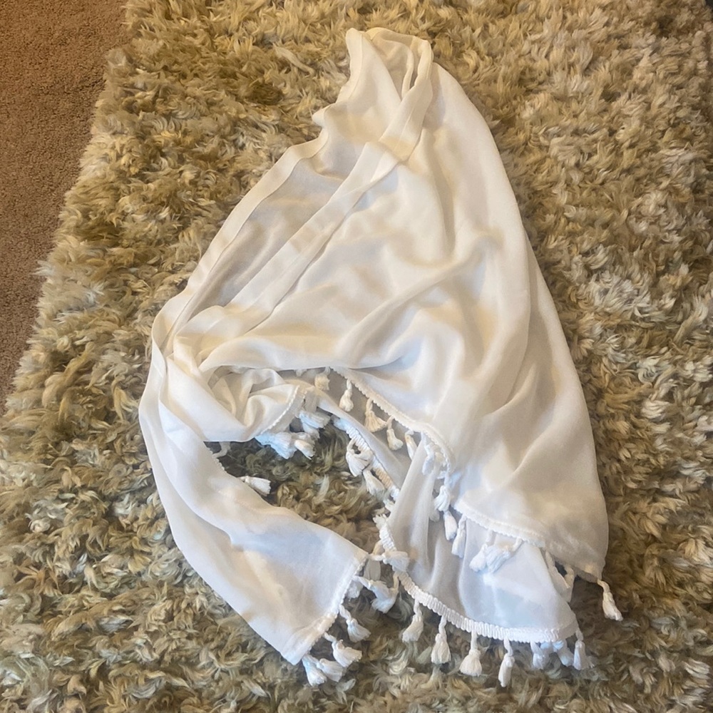 White sarong from Amazon
